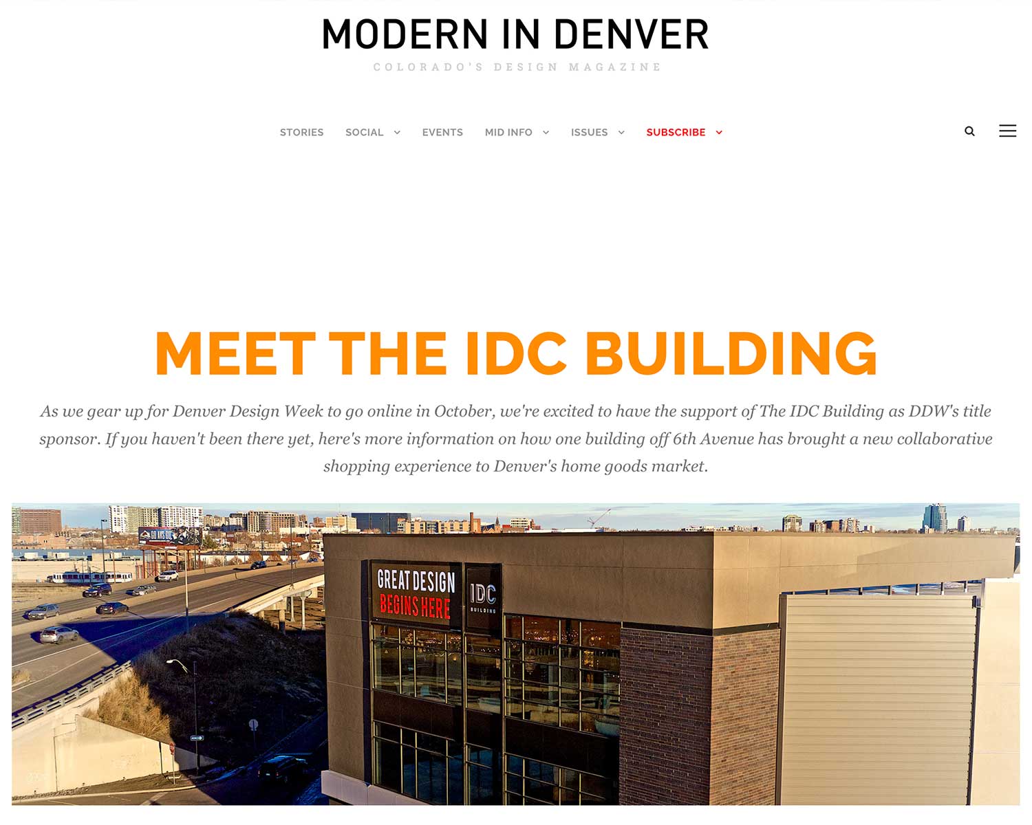 Modern in Denver | Meet the IDC
